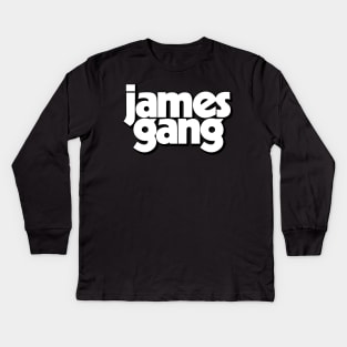 James Gang! James Gang! Kids Long Sleeve T-Shirt